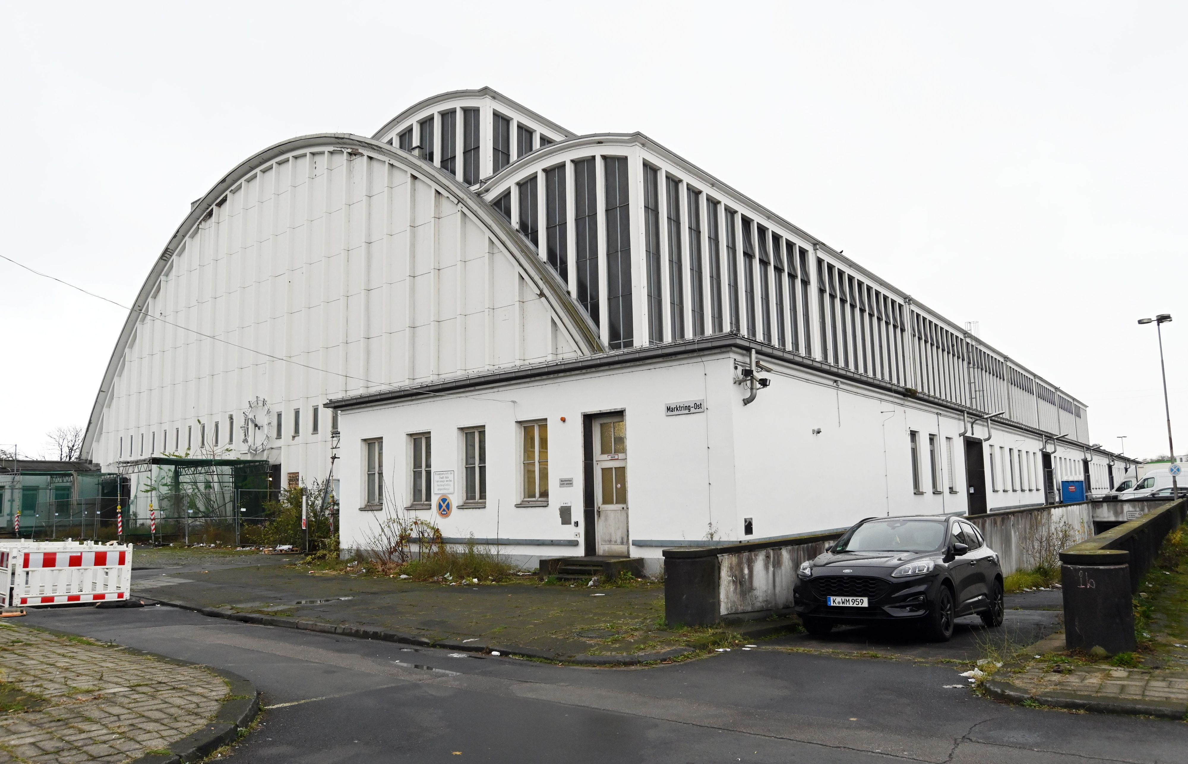 Alte Großmarkthalle in der geplanten Parkstadt Süd