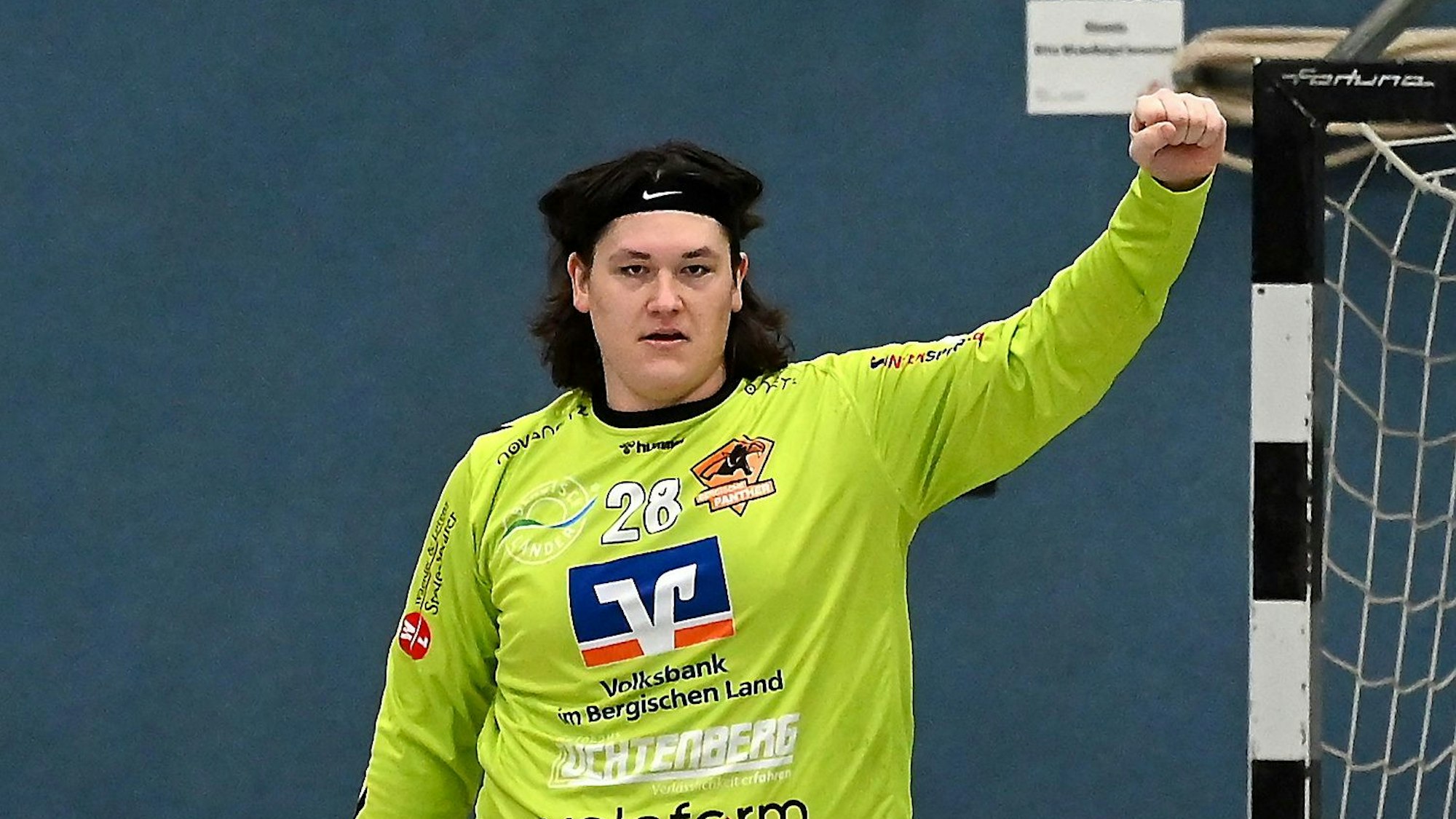 01.11.2024, Handball-Bergische Panther-TuS Opladen
TW: Georg Mohr (Panther)
Foto: Uli Herhaus