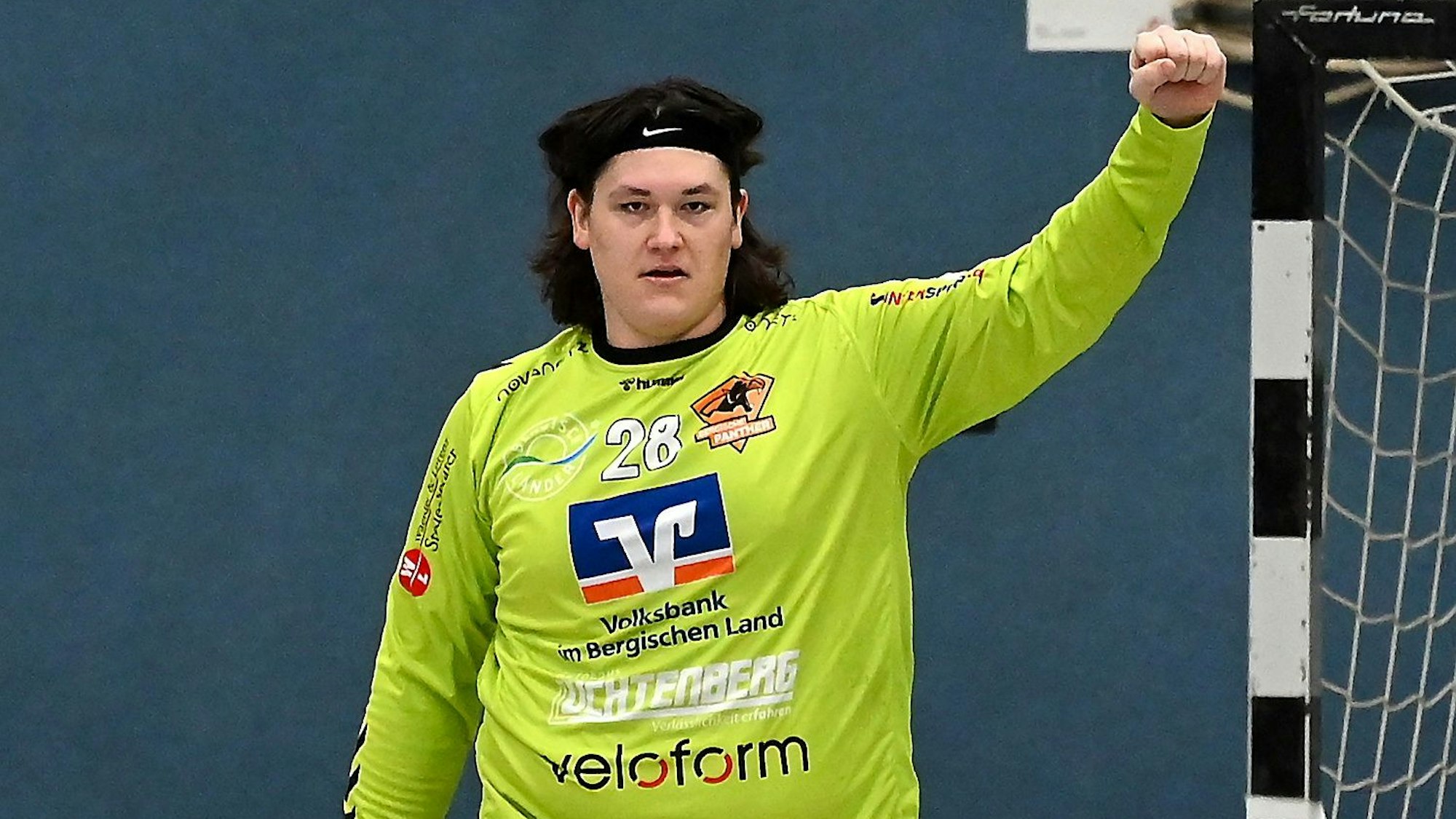 01.11.2024, Handball-Bergische Panther-TuS Opladen
TW: Georg Mohr (Panther)
Foto: Uli Herhaus