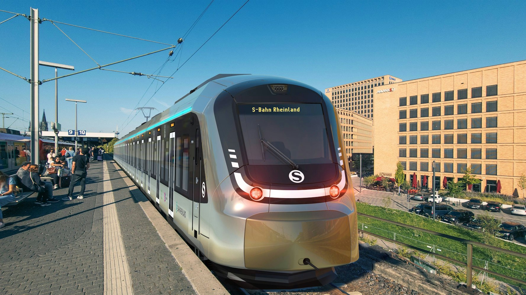 Neue S-Bahn in Köln-Deutz Simulation
