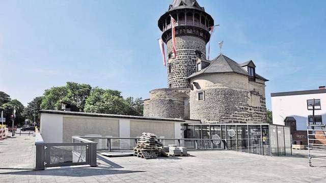Der Turm der Ulrepforte ist ein Überrest der mittelalterlichen Stadtmauer Kölns