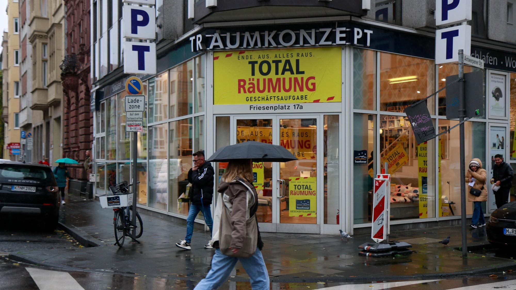 Das Fachgeschäft „Traumkonzept“ am Friesenplatz