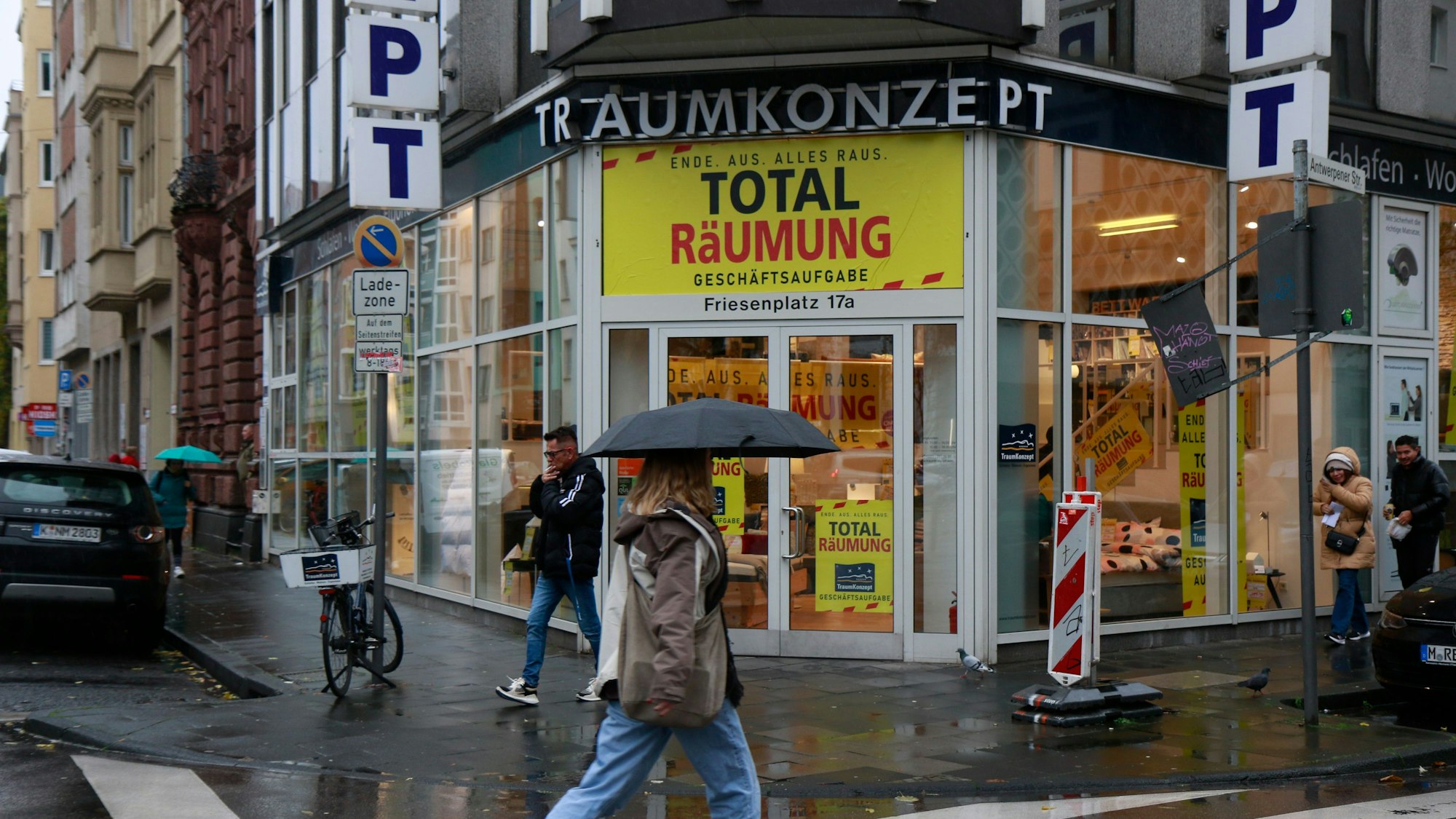 Das Fachgeschäft „Traumkonzept“ am Friesenplatz