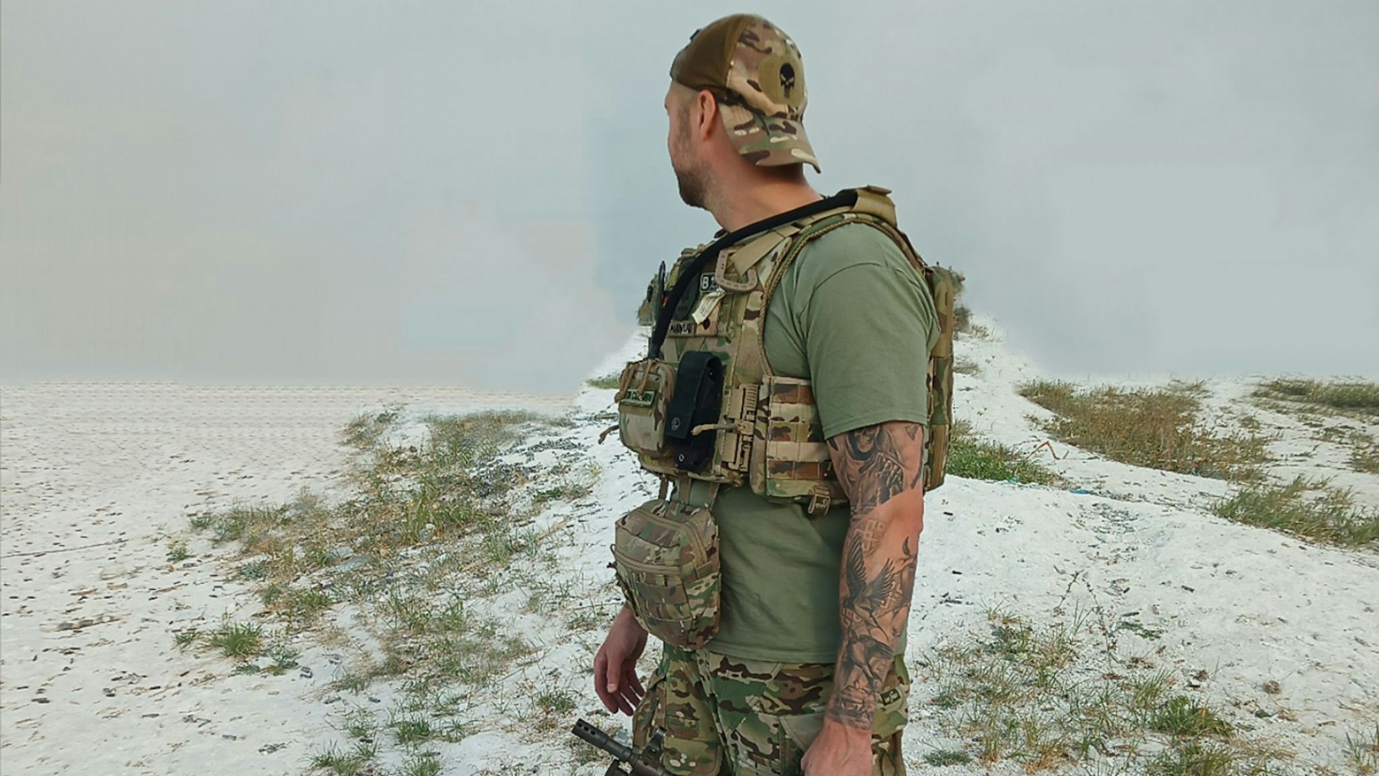 Hugo bei seinem Einsatz im Spätsommer/Herbst in der Ukraine