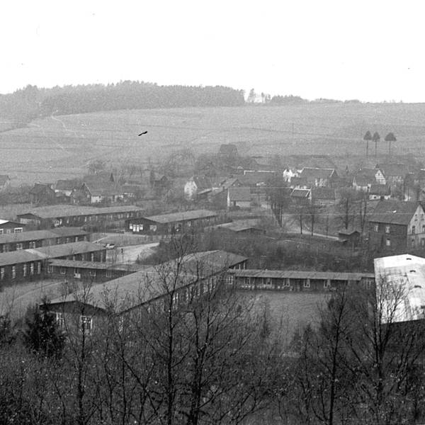 Das Foto zeigt die Klinik in Marienheide im Jahr 1950.