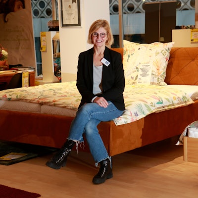 Juliane Borghorst in ihrem „Traumkonzept“ am Friesenplatz