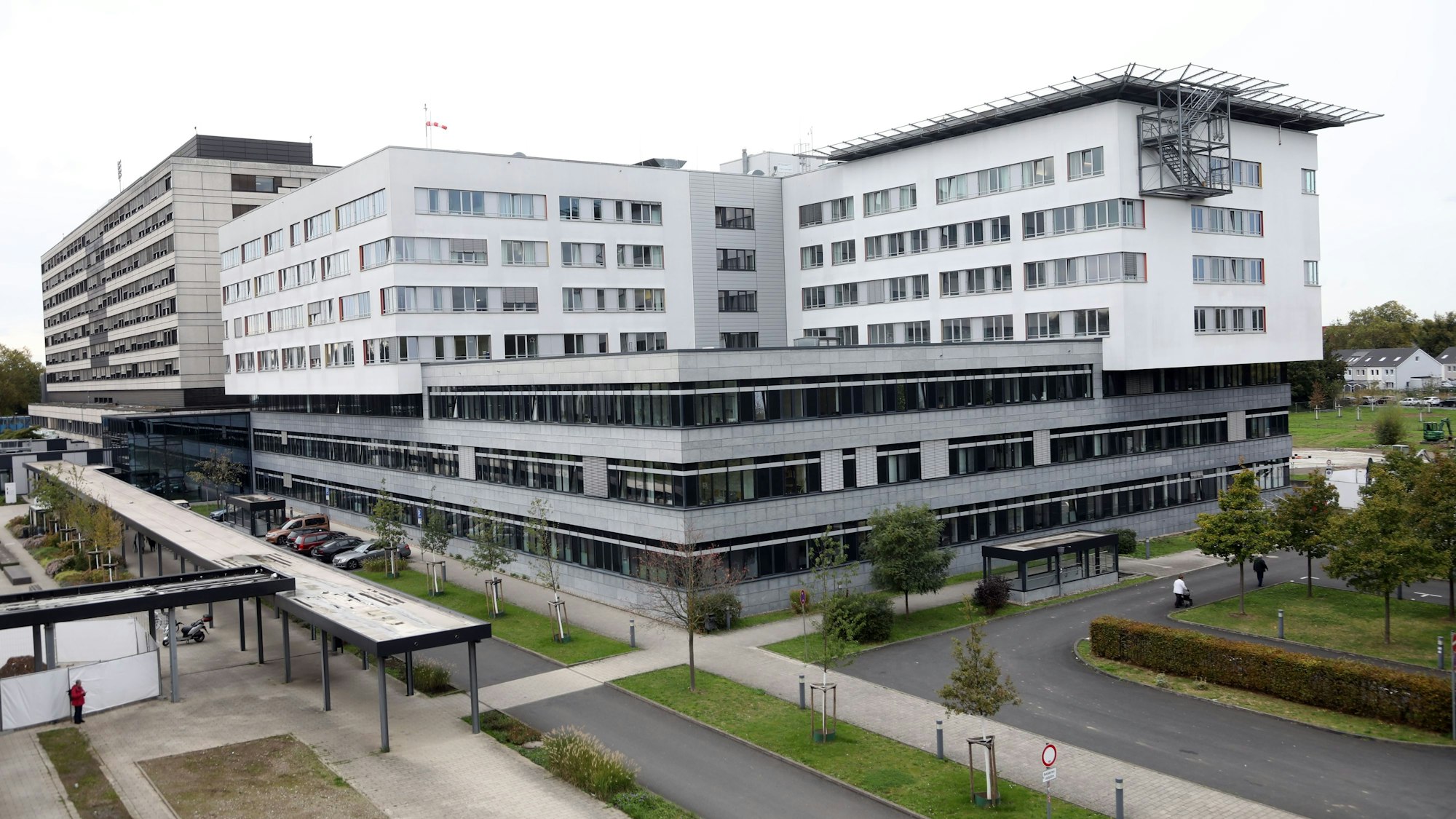 Das Gelände des Krankenhauses Merheim wird in den kommenden Jahren zum „Gesundheitscampus Merheim“ umgestaltet.