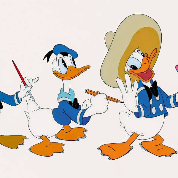 Donald Duck im Laufe der Jahre