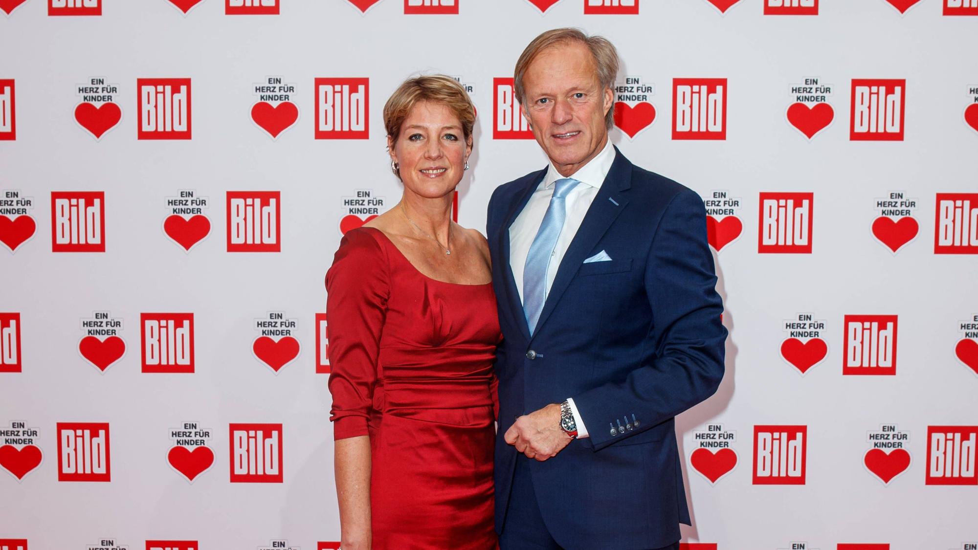 Christina Block und ihr Lebensgefährte Gerhard Delling bei einer Spendengala in Berlin