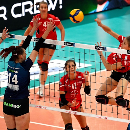 23.11.2024, Volleyball-Bayer leverkusen-VCO Dresden
rechts: Betty Lange (Bayer)
Foto: Uli Herhaus