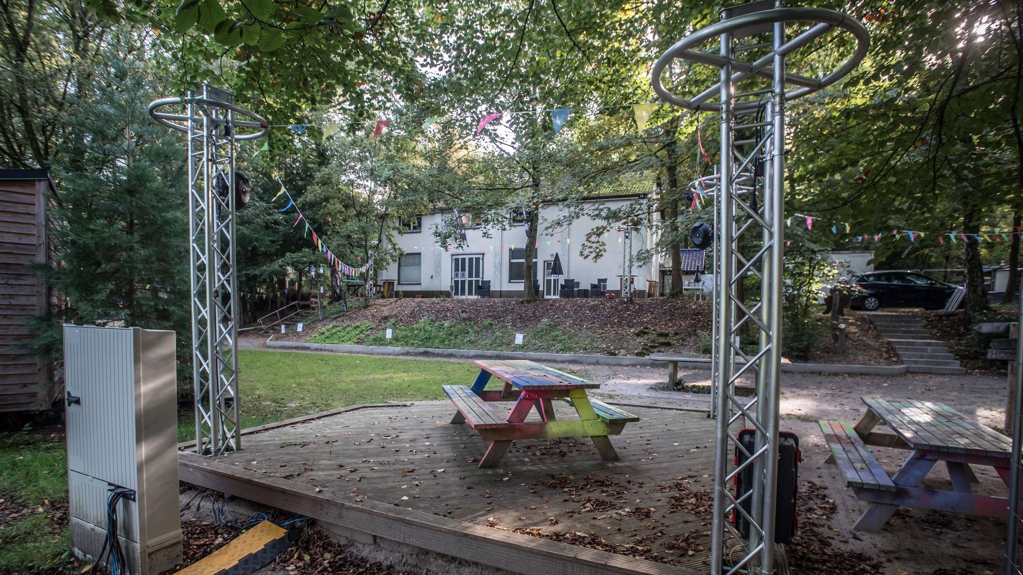 Das Gelände der Naturfreunde Am Block ist wieder in der Diskussion. Die Stadtverwaltung will auf dem Parkplatz Conatainer für Geflüchtete aufstellen.