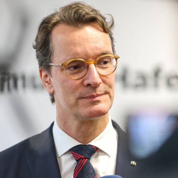 Hendrik Wüst CDU, Ministerpräsident des Landes Nordrhein-Westfalen im Porträt während einer Veranstaltung.