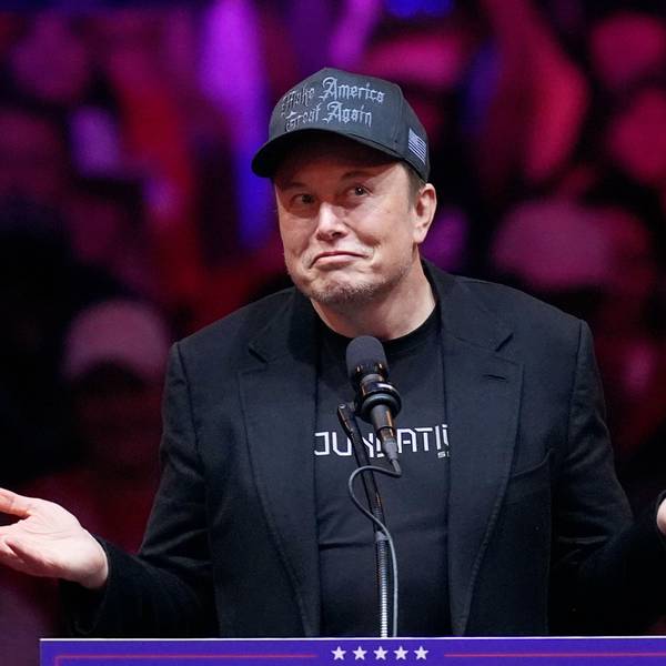 FILE - Elon Musk speaks at a campaign rally, Oct. 27, 2024, in New York. (AP Photo/Evan Vucci, File)