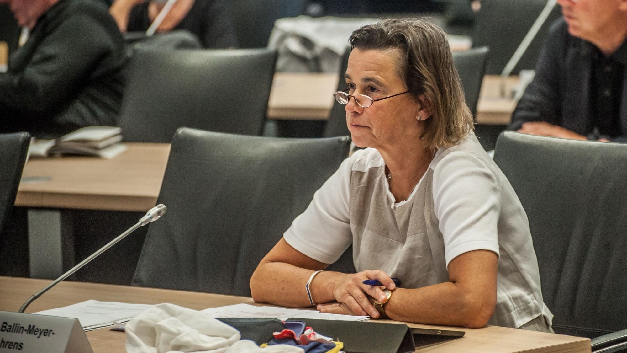 Monika Ballin-Meyer-Ahrens im Rat.