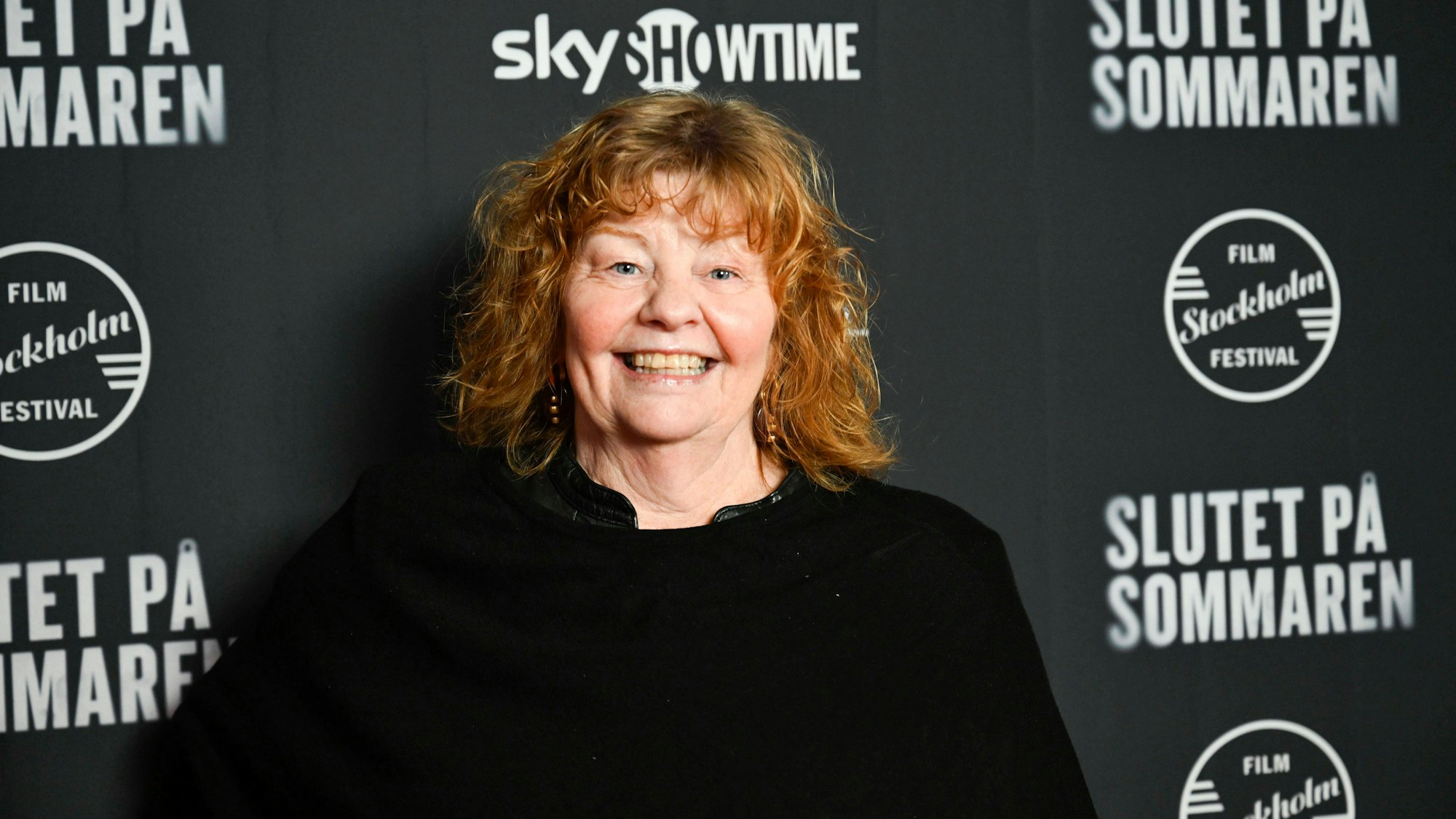 Inger Nilsson im November 2024 bei einer Filmpremiere in Stockholm.