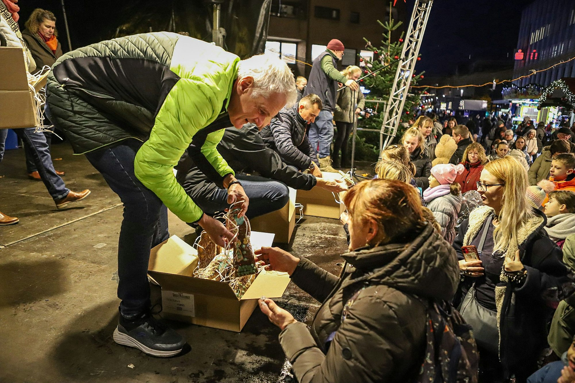 Zum Abschluss gab es Lebkuchen.