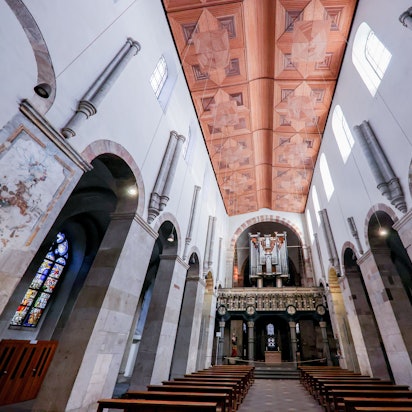Innenraum der Kirche St. Maria im Kapitol in Köln
