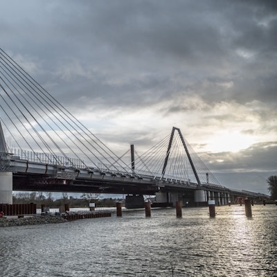 Leverkusener Brücke. Rheinbrücke im Bau Foto: Ralf Krieger