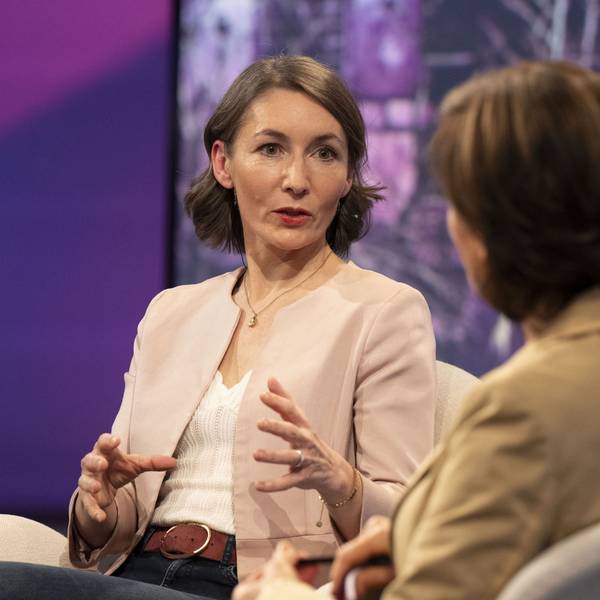 Claudia Major (l.) am 26.11.2024 bei Sandra Maischbeger
