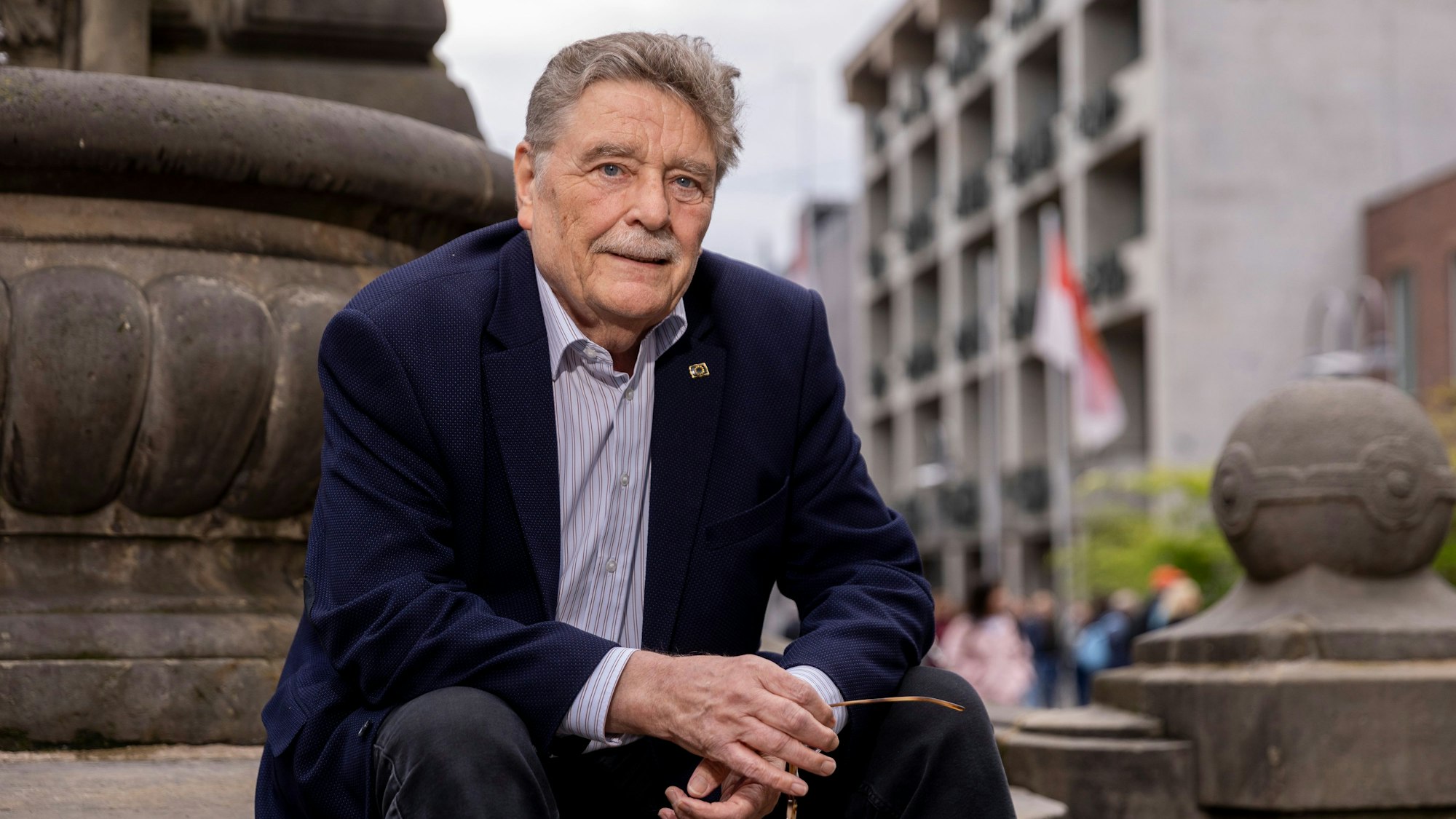 07.05.2024, Köln: Porträt des früheren Oberbürgermeistesr von Köln Fritz Schramma.
Foto: Michael Bause