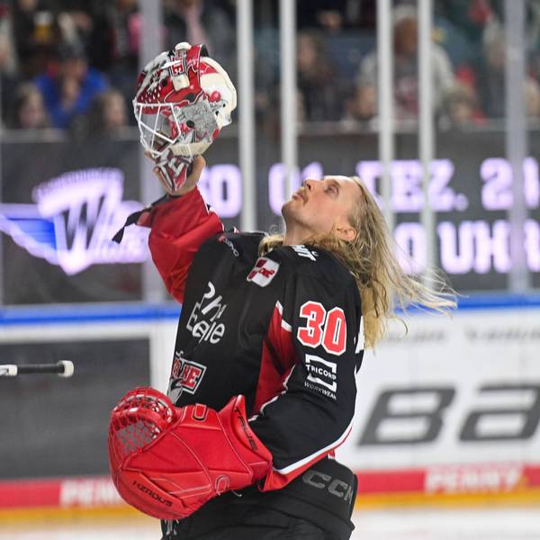Kölns Torhüter Mirko Pantkowski ist ein wichtiger Rückhalt für die Kölner Haie.