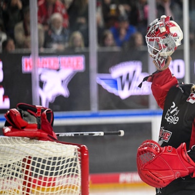 Kölns Torhüter Mirko Pantkowski ist ein wichtiger Rückhalt für die Kölner Haie.