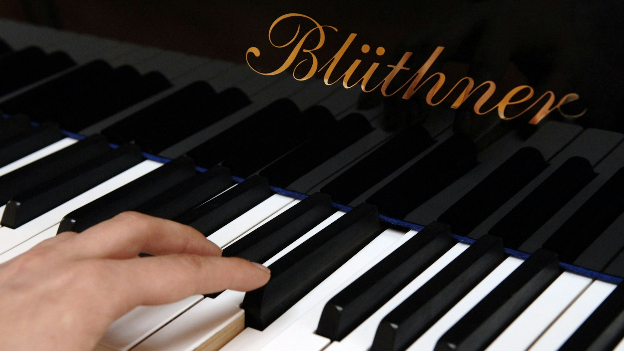 Ein Flügel der Julius Blüthner Pianofortefabrik