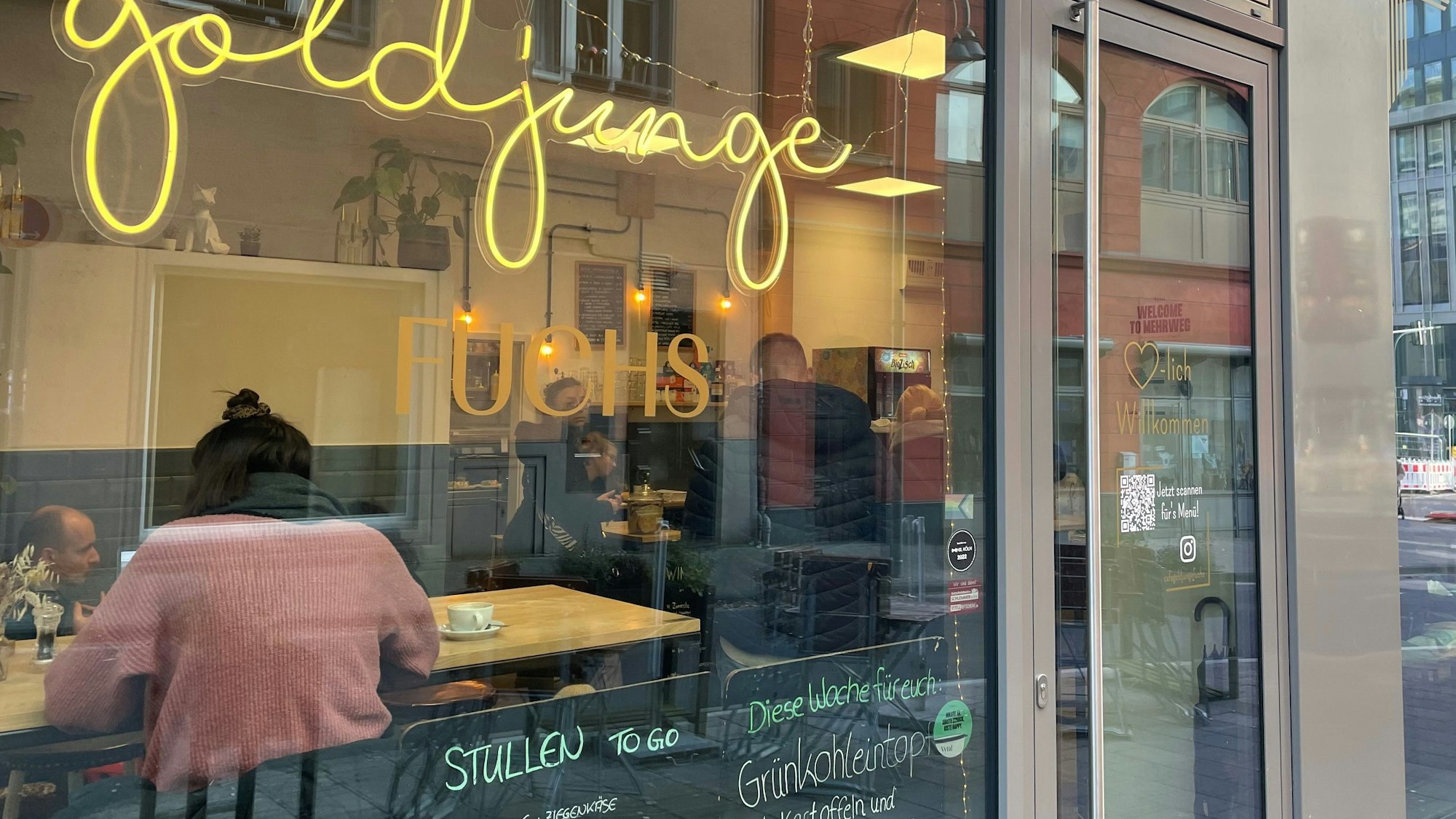 Das Café Goldjunge von außen.