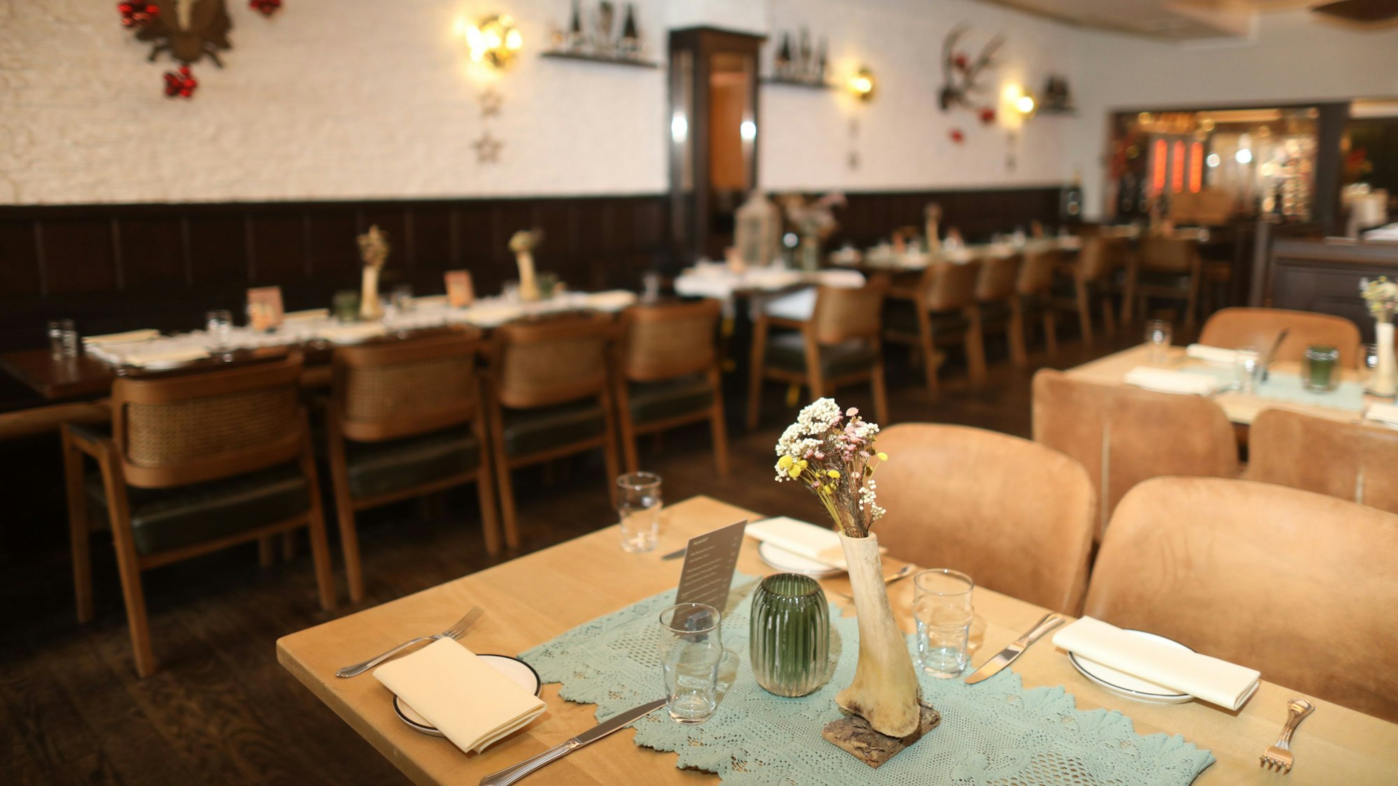 Gastraum im Gasthaus Scherz in Köln-Sülz.