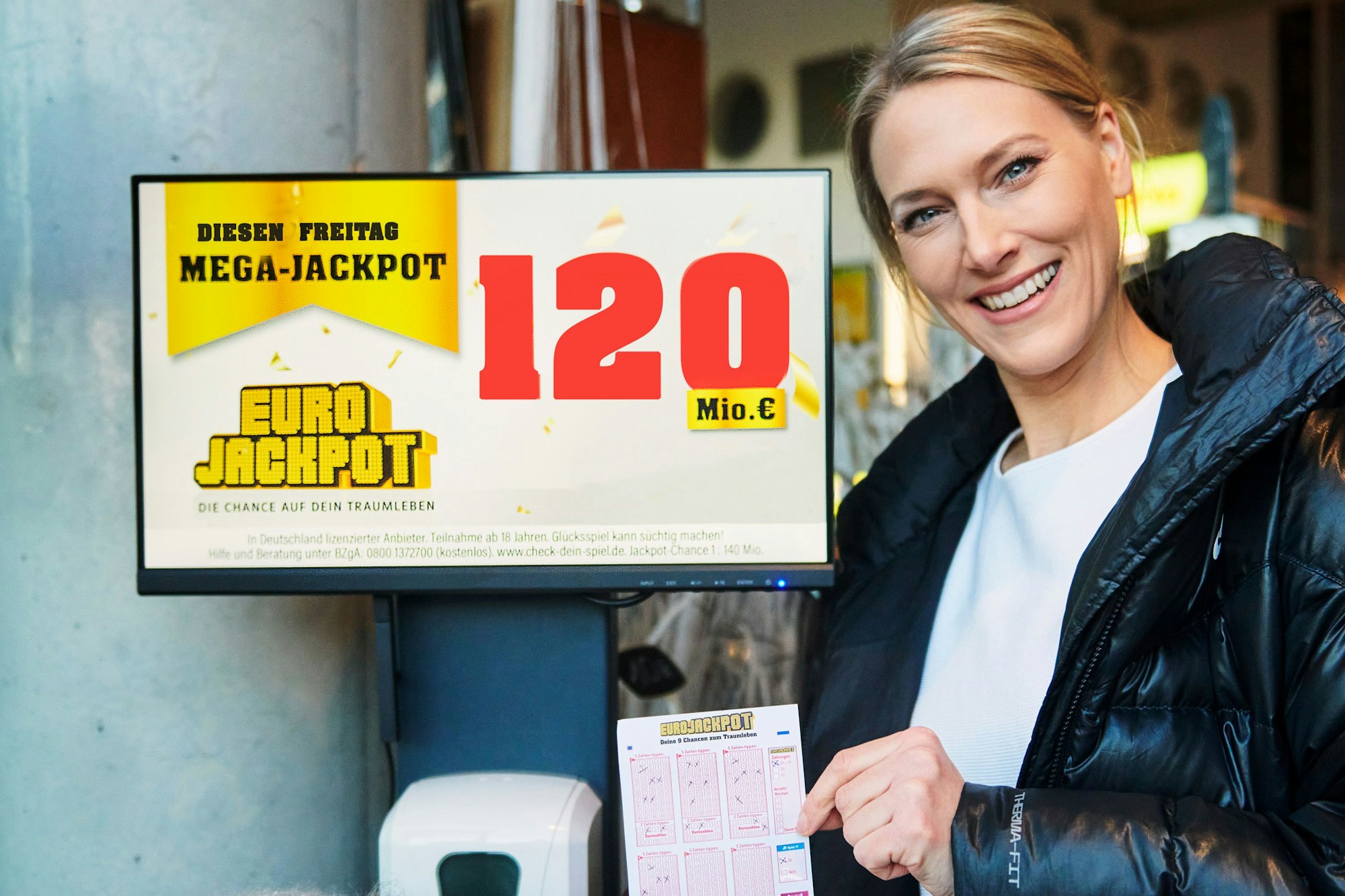 Der 120-Millionen-Euro-Jackpot wurde auch bei der Dienstagsziehung (26. November) erneut nicht geknackt: Zum fünften Mal hintereinander geht es bei der europäischen Lotterie um 120 Millionen Euro.