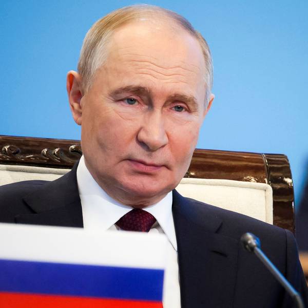 Kremlchef Wladimir Putin bei seinem Besuch in der kasachischen Hauptstadt Astana.