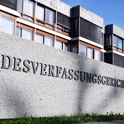Das Bundesverfassungsgericht in Karlsruhe.