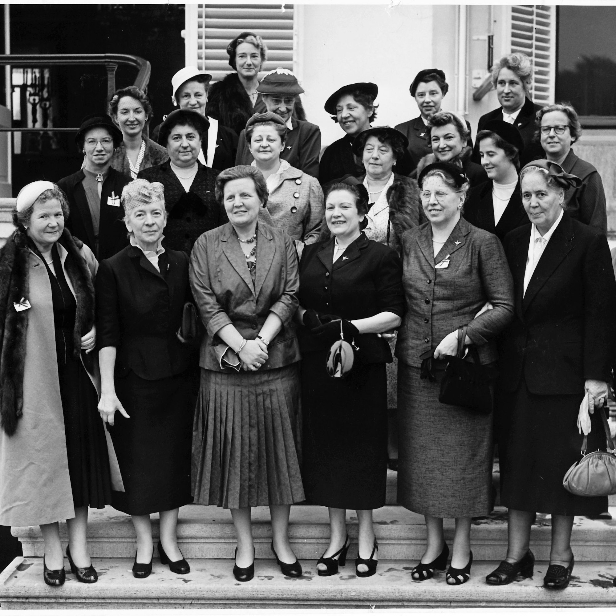 Amsterdam 1955: Empfang bei Königin Juliana der Niederlande anlässlich des FCEM-Kongresses