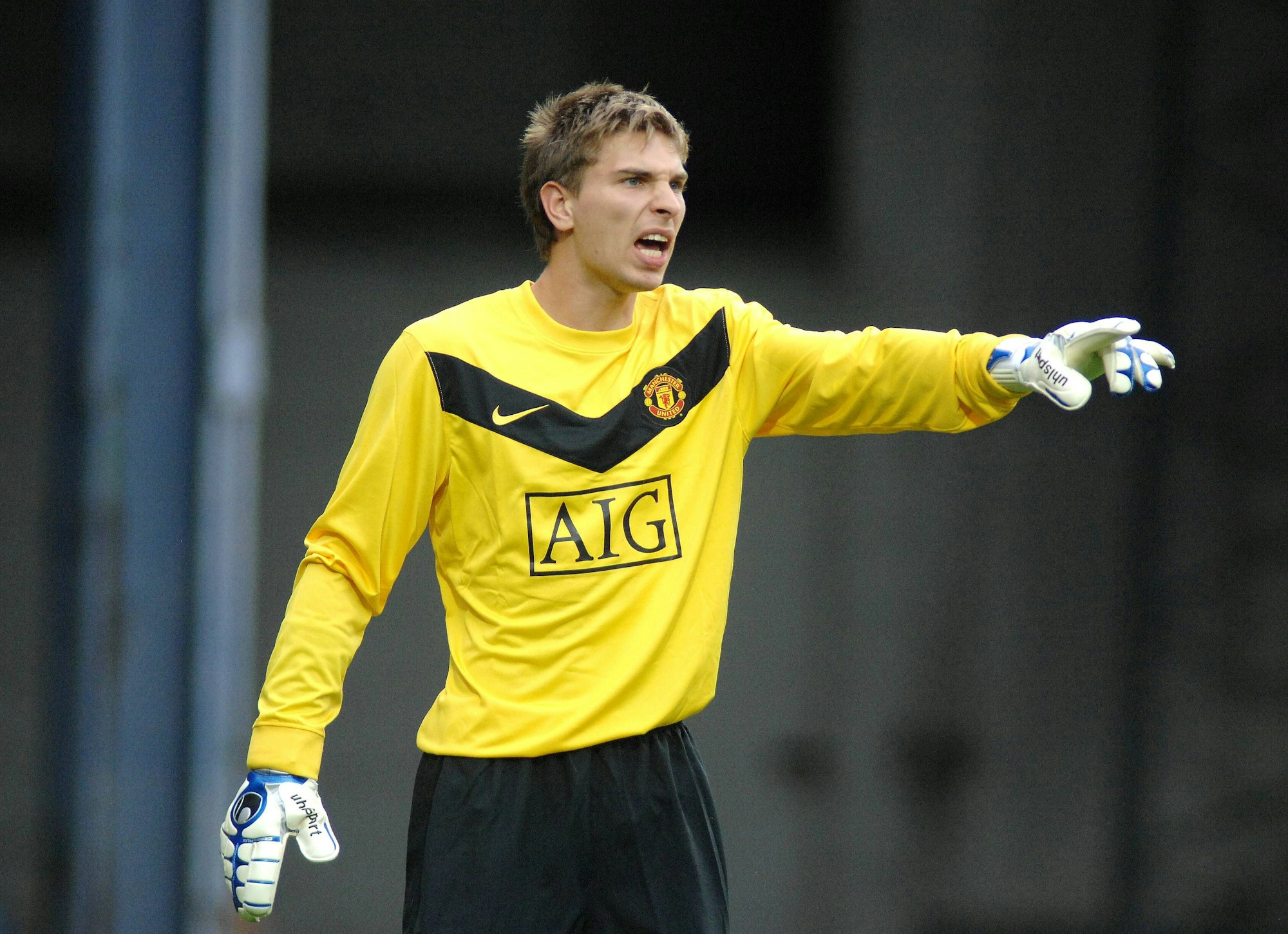 Bildnummer: 05025933 Datum: 28.07.2009 Copyright: imago/Colorsport
Ron Robert Zieler (Manchester United Reserve) Goalkeeper. - PUBLICATIONxINxGERxSUIxAUTxHUNxPOLxUSAxONLY; Herren Fußball England 2009 2010 Manchester United ManU Reserve Reserveteam Porträt vdig xmk 2009 quer
Image number 05025933 date 28 07 2009 Copyright imago Color Sports Ron Robert Zieler Manchester United Reserve Goalkeeper PUBLICATIONxINxGERxSUIxAUTxHUNxPOLxUSAxONLY men Football England 2009 2010 Manchester United ManU Reserve Reserve team Portrait Vdig xmk 2009 horizontal