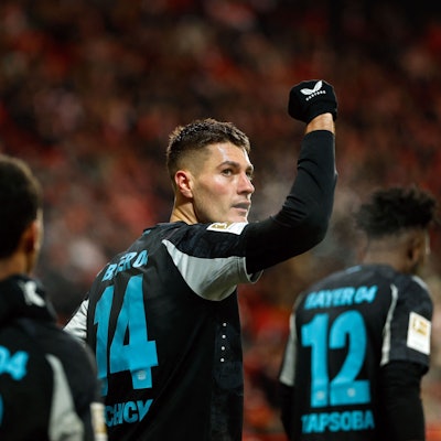 Patrik Schick jubelt nach seinem Treffer zum 2:1.