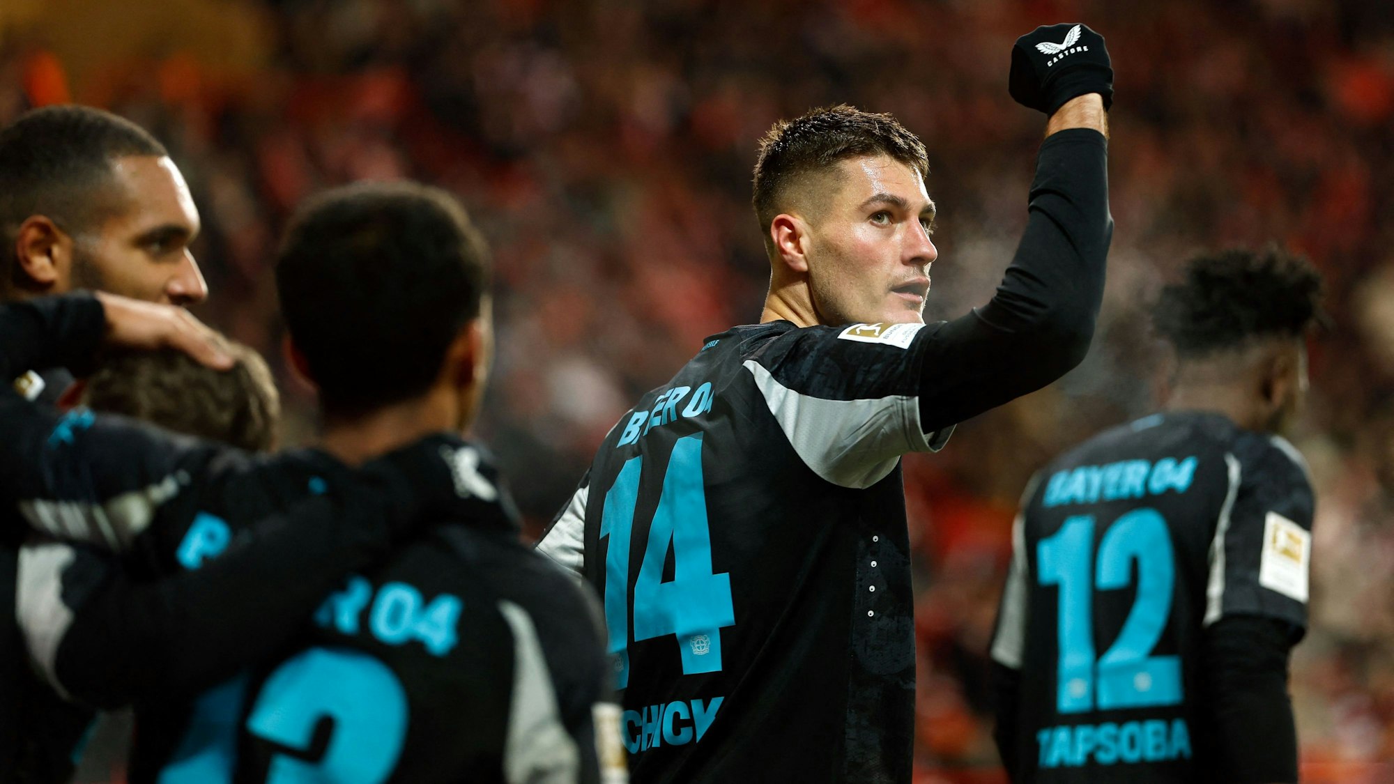 Patrik Schick jubelt nach seinem Treffer zum 2:1.