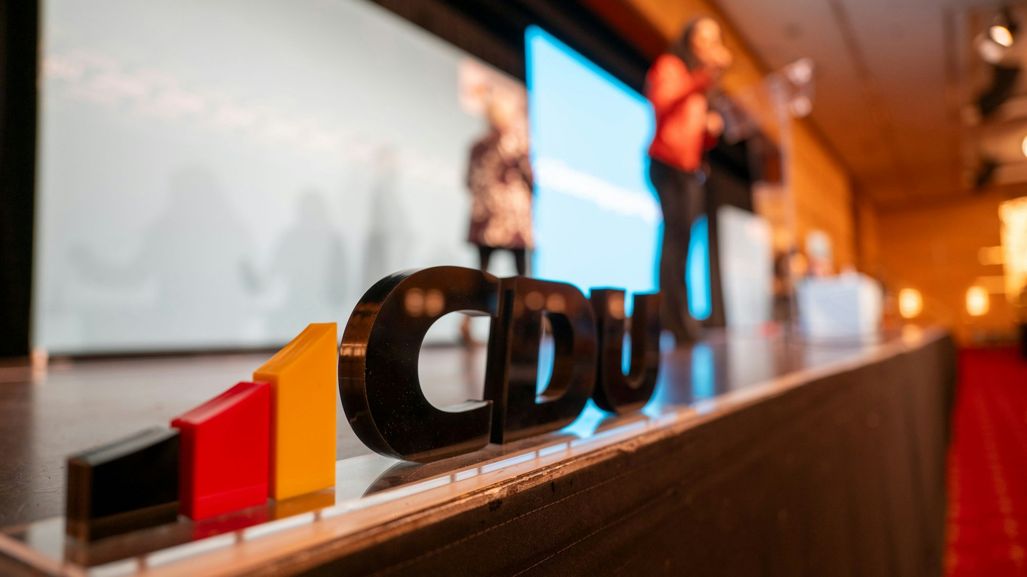 Die Mitgliederversammlung der CDU in der Messe.