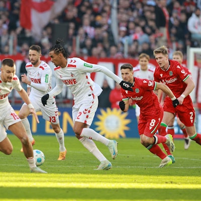 Damion Downs hatte die Partie gegen Hannover noch in eine Führung für den 1. FC Köln gedreht.