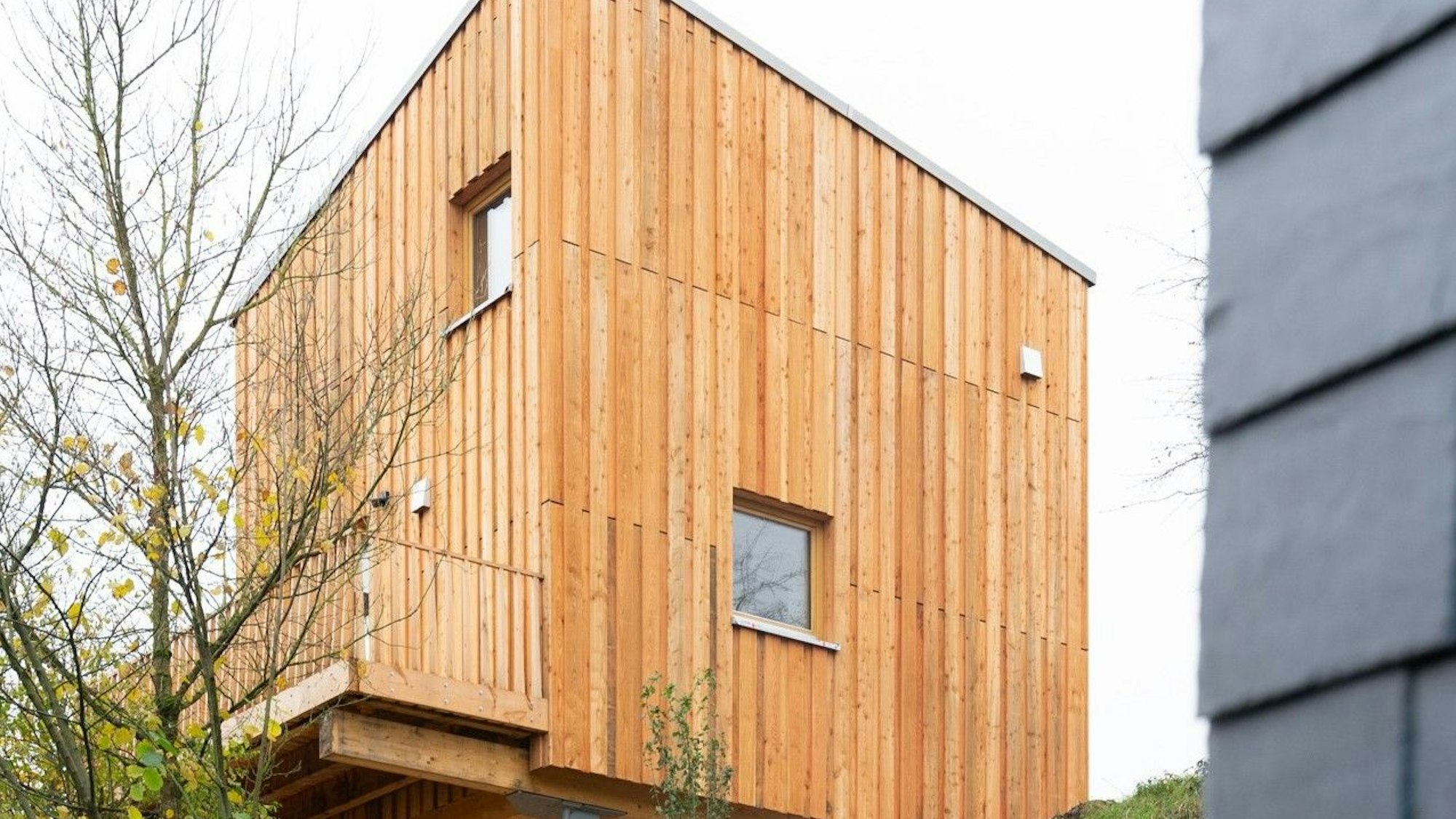 Holzhaus-Prototyp der TH Köln