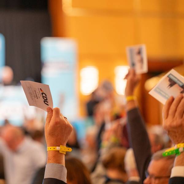 Eine Mitgliederversammlung der CDU im vergangenen Jahr.