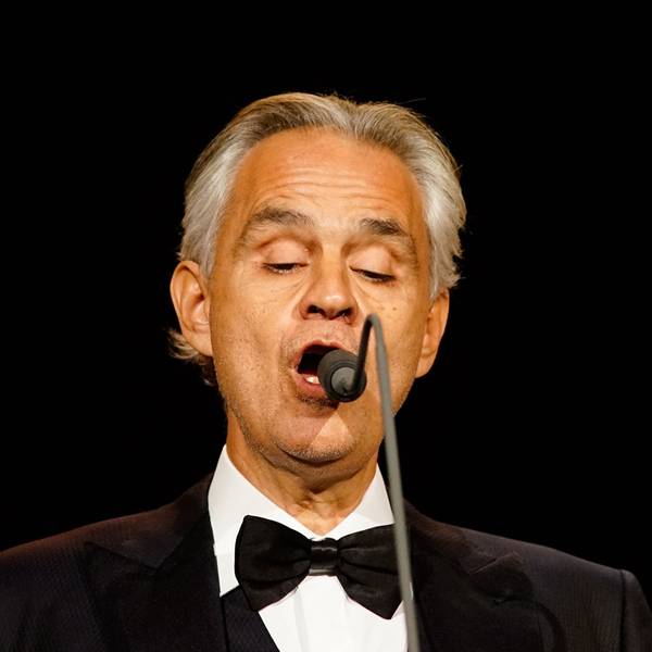Andrea Bocelli bei einem Auftritt im Römischen Theater