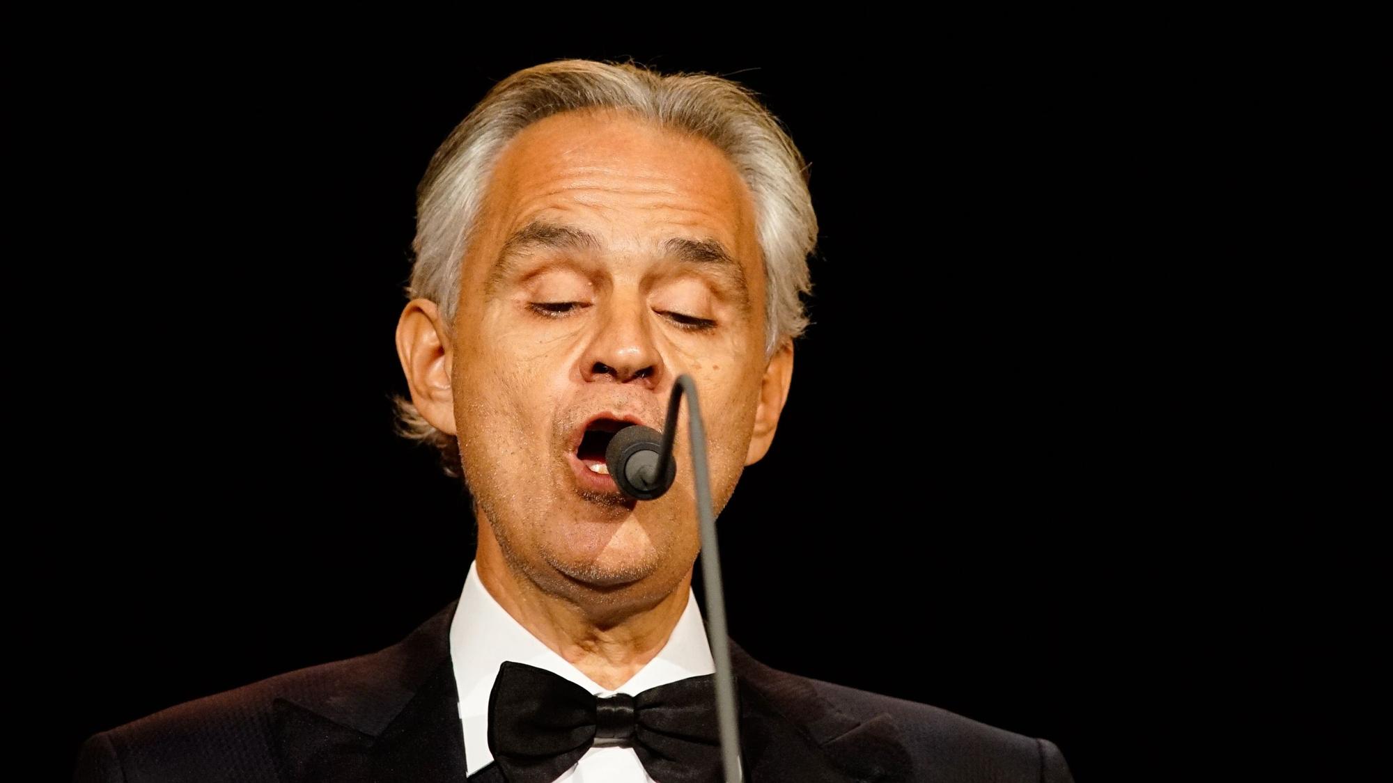 Andrea Bocelli bei einem Auftritt im Römischen Theater