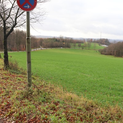 Potenzielle Entwicklungsfläche am östlichen Rand von Eckenhagen, rund um den Konradshof.