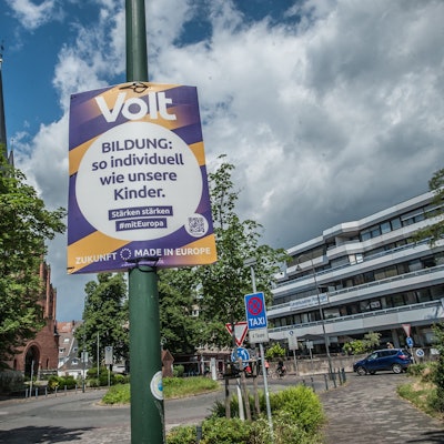 Zur Landtagswahl 2022 trat Volt an.