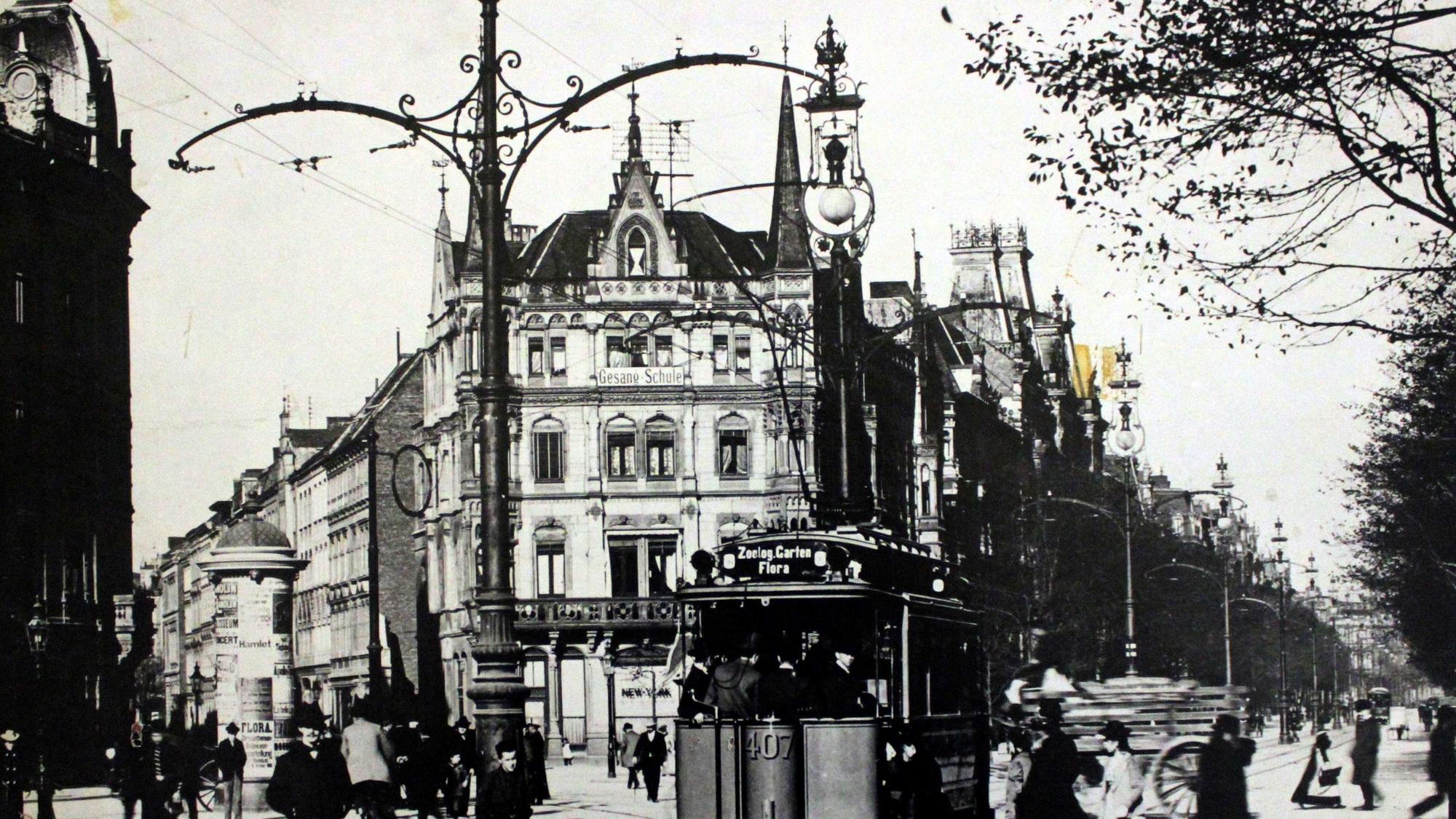 Das Haus an der Ecke Hohenzollernring/ Limburger Straße im Jahr 1903.