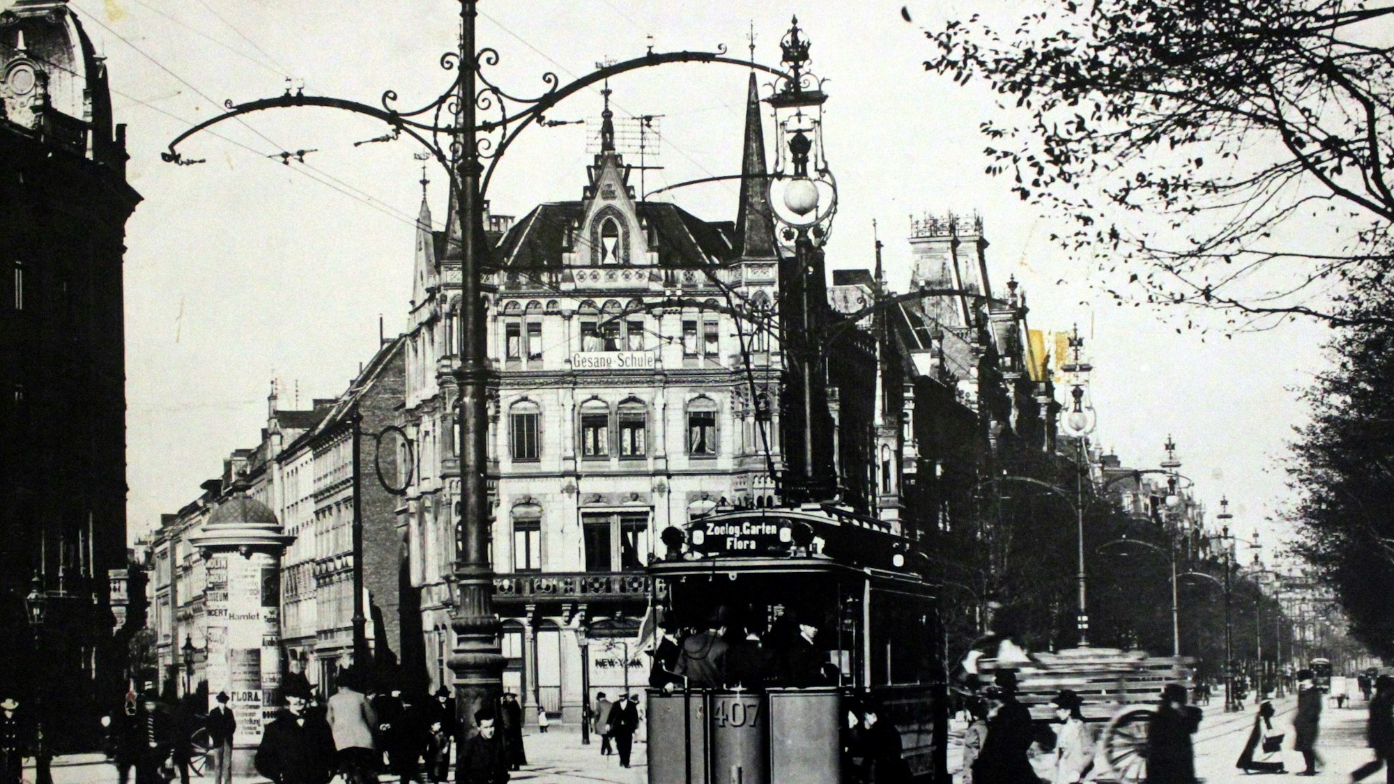Das Haus an der Ecke Hohenzollernring/ Limburger Straße im Jahr 1903.