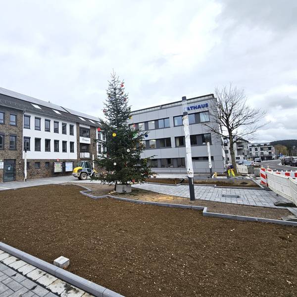 Blick auf das Rathaus in Kall