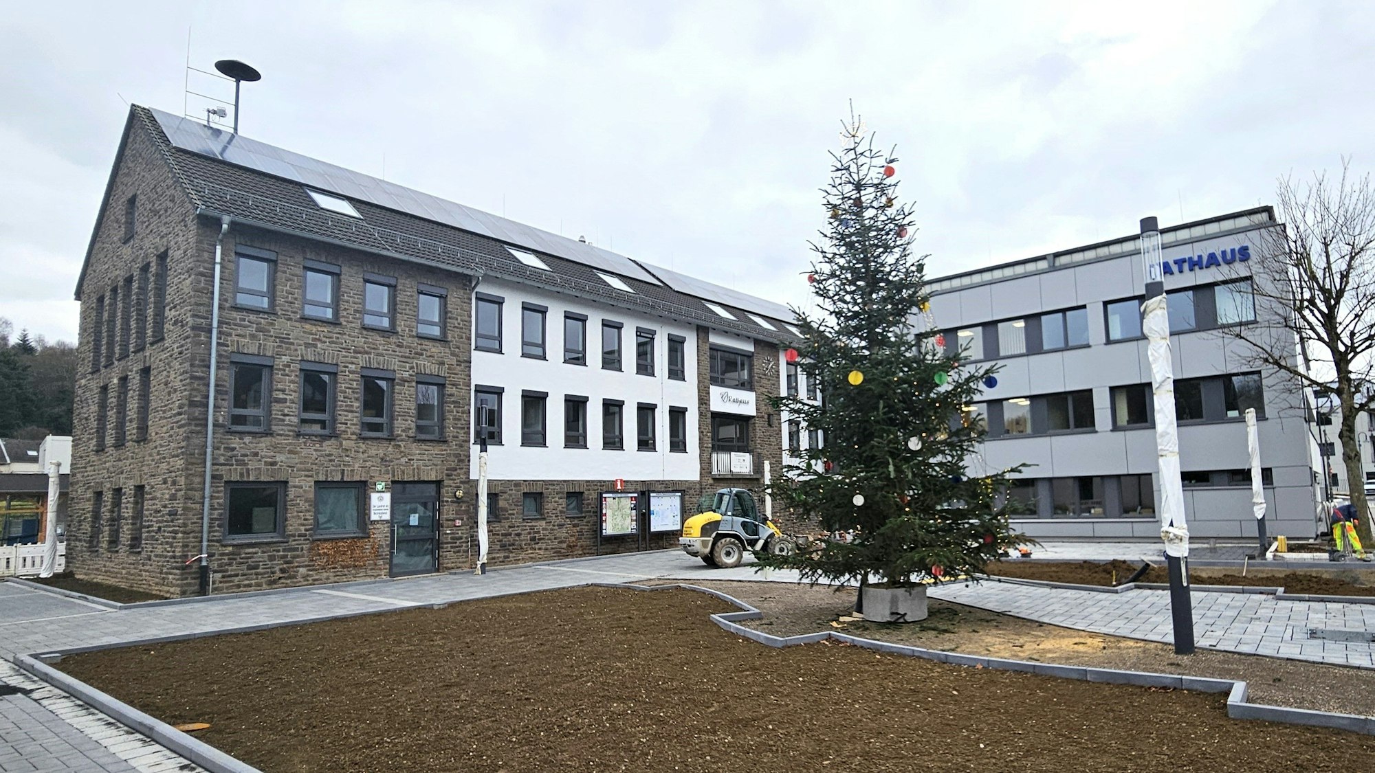 Blick auf das Kaller Rathaus.