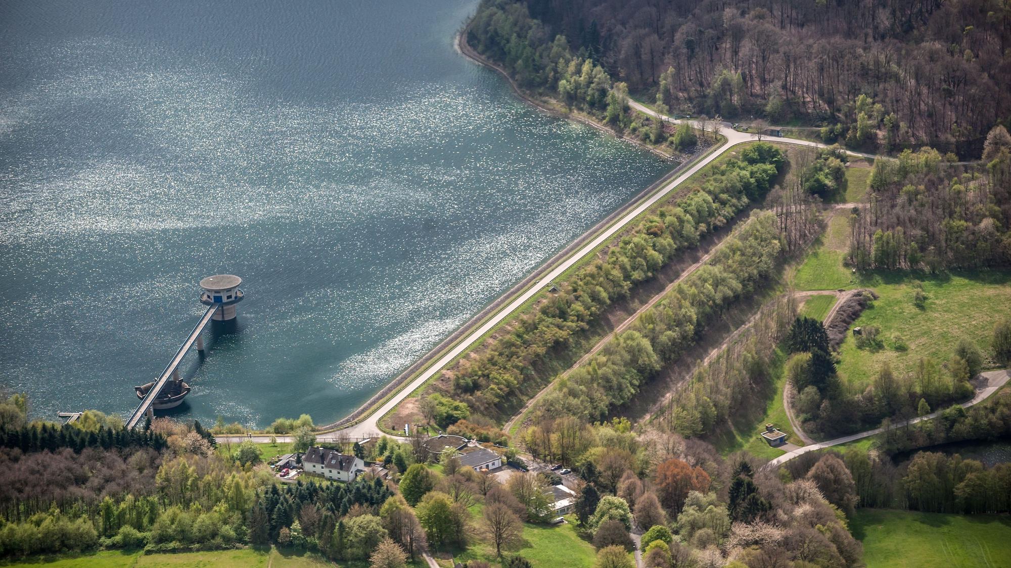 Damm der Dhünntalsperre