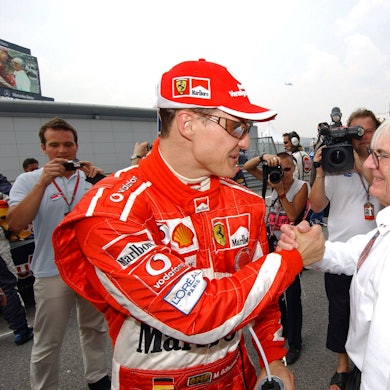 Michael Schumacher und Bernie Ecclestone.